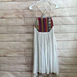 ANTHROPOLOGIE CHLOE OLIVER EMBROIDERED DRESS